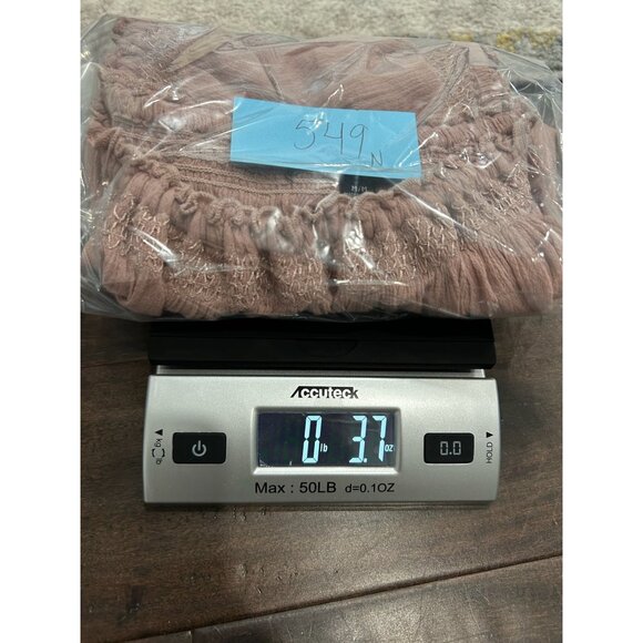 American Eagle Outfitters Mauve Off Shoulder Embroidered Boho Baby Doll Top Sz M - Picture 11 of 11